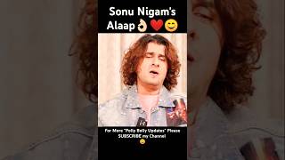 Sonu Nigam Singing ALAAP ❤️👌🏻 sonunigam sonunigamsongs ghajni alaap singing shorts bollywood [upl. by Elodia870]