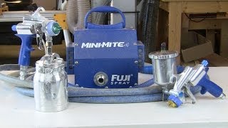 Fuji Mini Mite HVLP Paint Sprayer Review Pt 2 [upl. by Arissa]