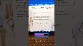 FORGOT to Register for MCAT Exam 😱 premed mcatprep [upl. by Liggitt]