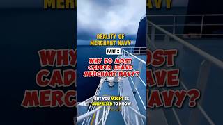 Reality of merchant Navywhy Cadets leave merchant Navy ytshorts merchantnavy cadetship ship [upl. by Assile]