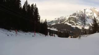 Hochkönig Mühlbach Piste 1 Schneebergabfahrt [upl. by Nike]