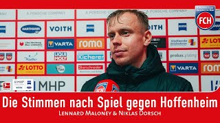 Die Stimmen nach dem Spiel gegen die TSG Hoffenheim [upl. by Trask]