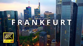 Frankfurt Germany 🇩🇪 in 4K ULTRA HD 60 FPS by Drone [upl. by Darci]