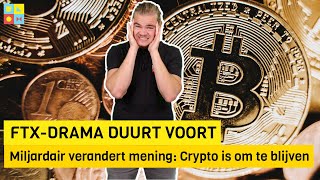 FTXdrama duurt voort  Miljardair verandert mening Crypto blijft  Crypto nieuws vandaag  761 [upl. by Eniffit965]