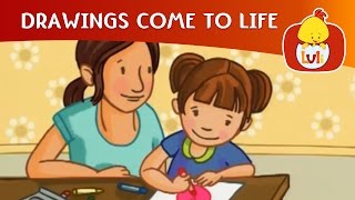 Drawings Come to Life  Learning with mommy  Cartoon for Children  Luli TV [upl. by Brock]