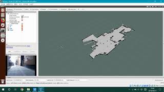 ROS testraspicam  gmapping with raspberry pi 3 B [upl. by Nylevol]