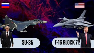 F16 Block VS Su35 ruso cual es mejor [upl. by Leuqim947]