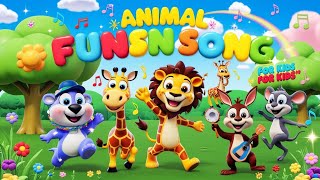 quotAnimal Fun Song for Kids Frogs Bees Cats Owls amp More  Nature Playtime RhymesLittleRhymeville [upl. by Aicenet326]