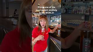 Trying the STRONGEST aquavit alcohol in the WORLD on my Norwegian HX Hurtigruten cruise ship [upl. by Neelra]