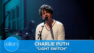 Charlie Puth Performs Light Switch [upl. by Xonnel]