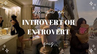 are you an Introvert or Extrovert🖤✨2024 aesthetic quiz  personality test✧｡ [upl. by Cleave]