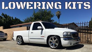 Lowering Kit Discussion for Trucks Chevy Silverado [upl. by Anairb844]