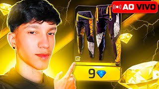 🔥 FREE FIRE  AO VIVO 💙 PEGANDO 999 ESTRELAS ESTAMOS DE VOLTAAAA 💙 CS RANQUEADO 💙 11k [upl. by Bart]