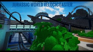 Velocicoaster Theme Park Tycoon 2 Recreation [upl. by Narcis]