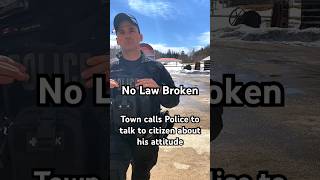 Manitoulin Police are called to discuss citizens attitude policeharassment shortvideo police [upl. by Yorztif508]