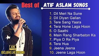 🔴 Live  Best Of Atif Aslam  Atif Aslam Top 10 Songs Jukebox  Atif Aslam Hit Songs 2024 [upl. by Gaidano369]