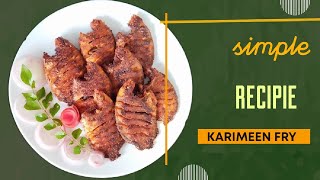 മീൻ പൊരിച്ചത് കരിമീൻ  Fish Fry Recipe  Kerala Style Malayalam Recipe [upl. by Aidekal731]