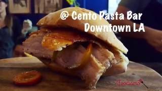 Porchetta Sandwiches at Cento Pasta Bar [upl. by Cathrin]