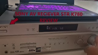 Sony AV Reciever Amplifier STR K780 Review [upl. by Ahsineb]