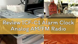 Review ICFC1 Alarm Clock Analog AMFM Radio [upl. by Aicnelav621]