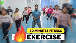 Exercise Workout Video  Weight Loss Video  Zumba Fitness With Unique Beats  Vivek Sir [upl. by Tterraj285]