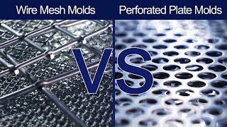 Molded Pulp Fiber Media  Wire Mesh vs Perforated Plate [upl. by Kennet79]