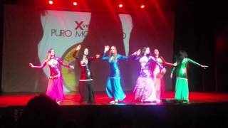 Nadima Al Nour DanzaStudio y sus Raksnour interpretando DANZA IRAQUI [upl. by Scevour913]