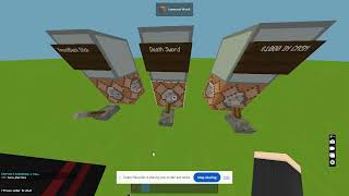 Commands in Miniblox such as KnockBack stick and Sharpness 10 sword [upl. by Esaertal894]