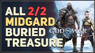 All Midgard Buried Treasure God of War Ragnarok [upl. by Atinwahs]