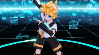 【Rin・Len】 Kagamine Lets Say the P Names ENGLISH Project Diva F Edit PV [upl. by Aneras]