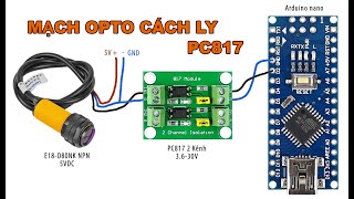 Mạch Opto Cách Ly PC817 248 Kênh [upl. by Anyaled]