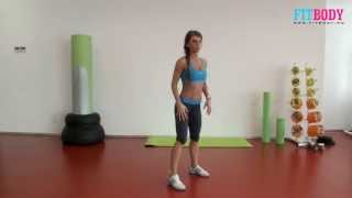 Antrenament picioare Genuflexiuni cu saritura squat jump [upl. by Quirita]