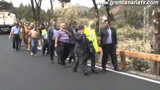 Carlos Sánchez recorre las carreteras acompañado de los alcaldes de Tejeda San Mateo y Artenara [upl. by Osbourne]