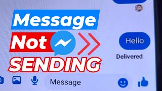 How To Fix Messenger Message Not Sending Problem 2024 [upl. by Feer]