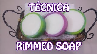 Técnica Rimmed Soap con jabón de glicerina [upl. by Amati]