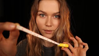 ASMR Measuring Everything on Your Face Soft Spoken Personal Attention [upl. by Dranrev]