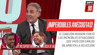 ¡IMPERDIBLES ANÉCDOTAS DE RUGGERI CON BILARDO El Cabezón recordó sus épocas en la Selección [upl. by Nazler536]