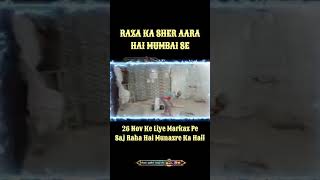 RAZA KA SHER AARA HAI MUMBAI SE26 Nov Ke Liye Markaz Pe Saj Raha Hai Munazre Ka Hall [upl. by Oniger]