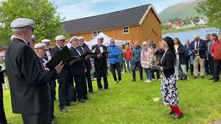 Musikalsk feiring i Risøyhamn når Risøyrenna er 100 år [upl. by Kciredorb]