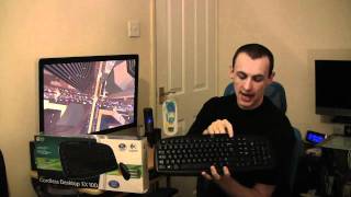 Review Logitech Cordless Desktop EX100 [upl. by Toney276]