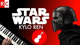 Kylo Rens Theme Violin  Piano Cover Star Wars [upl. by Brookhouse]