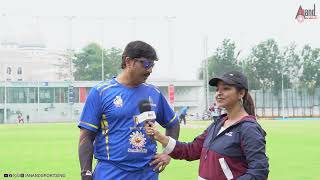 Dr Raj Cup 07  Icon Player Ravi Chetan  Yumi Kings  Interview  anandsportsindia [upl. by Adiene492]