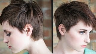 How To Cut Highly Textured FringeBangs With a Razor [upl. by Eidna]