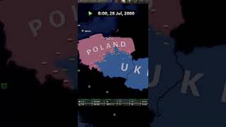 Poland vs Ukraine remake  Hoi4 Timelapse [upl. by Sirrom371]