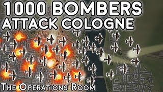 1000 Bombers Attack Cologne  Operation Millennium 1942  Animated [upl. by Orlanta]