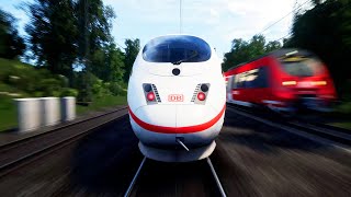 Driving the Fastest Train in Train Sim World 5 370kph [upl. by Inerney]