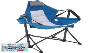 VEVOR Camping Chair Hammock Chair 300 lbs Load Capacity Hammock Folding Chair Review [upl. by Nyladnar668]