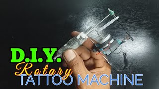 DIY ROTARY TATTOO MACHINE [upl. by Dnomzed]