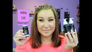 The Inkey List Haircare  Review  Peptide Volumiser Shea Oil Hyaluronic Acid [upl. by Noskcaj505]