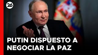 RUSIA  Putin está dispuesto a frenar la guerra con Ucrania [upl. by Ahsiyk790]